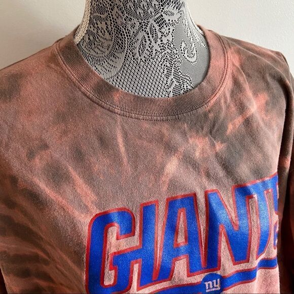 New York Giants long sleeve bleached swirl top - Picture 3 of 12